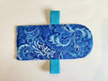 Car Visor Handmade Sun Glasses Case Dark Blue