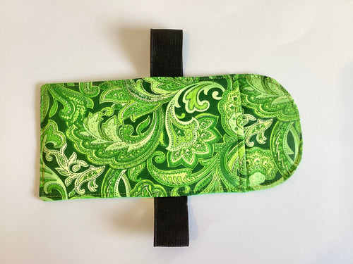 Car Visor Handmade Sun Glasses Case Dark Green
