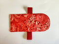 Car Visor Handmade Sun Glasses Case Dark Red