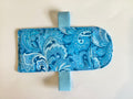 Car Visor Handmade Sun Glasses Case Light Blue