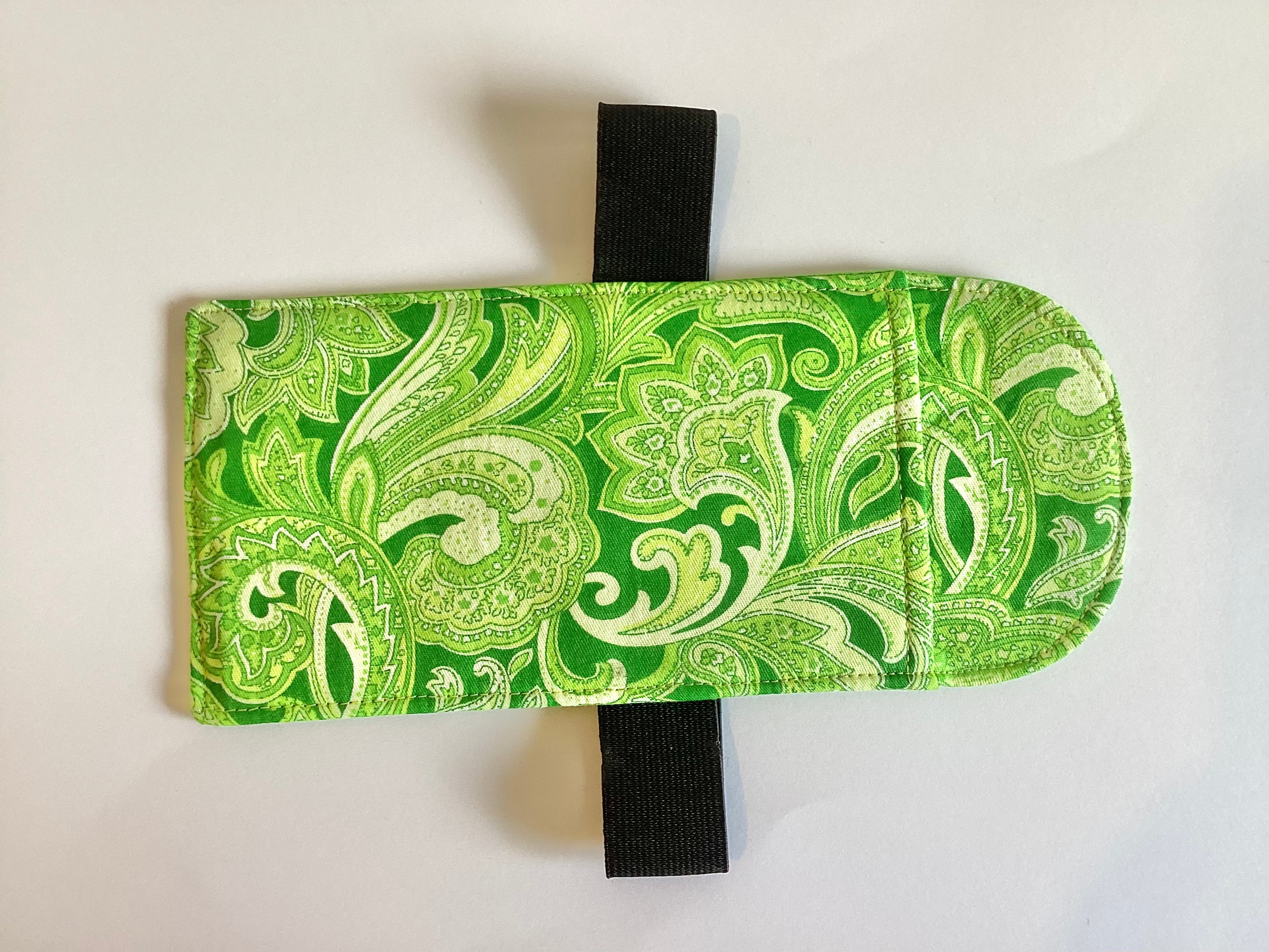 Car Visor Handmade Sun Glasses Case  Light Green