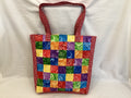 Paisley Design Handmade Large Quilted Patchwork Tote Bag