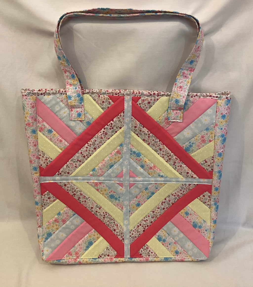 Large Quilted Patchwork Tote Bag