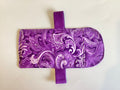 Car Visor Handmade Sun Glasses Case Dark Purple